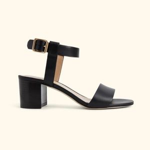 M Gemi “The Lume” sz 35.5 Black Sandal